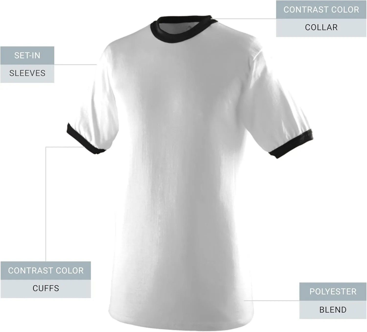 Augusta Sportswear Men's Ringer tee Shirt