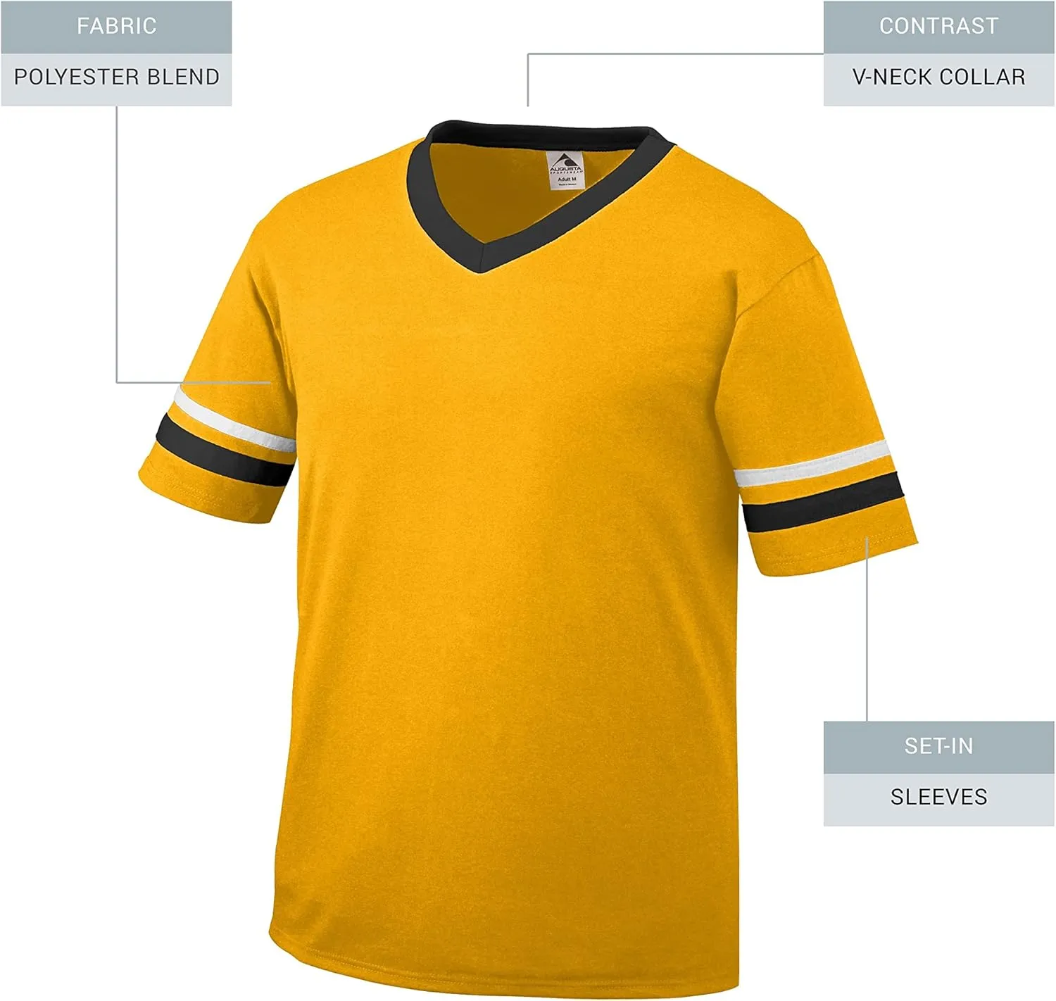 Augusta Sportswear Men's Sleeve Stripe Jersey