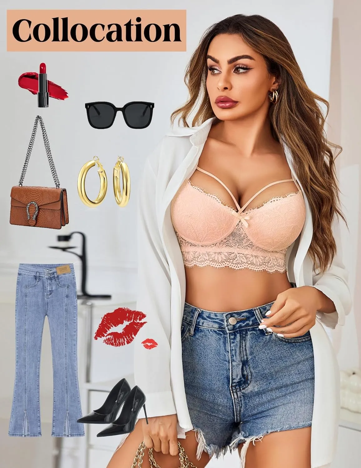 Avidlove Lace Bra and Panty Set Lingerie Set for Women Corset Lingerie for Women S-XXL