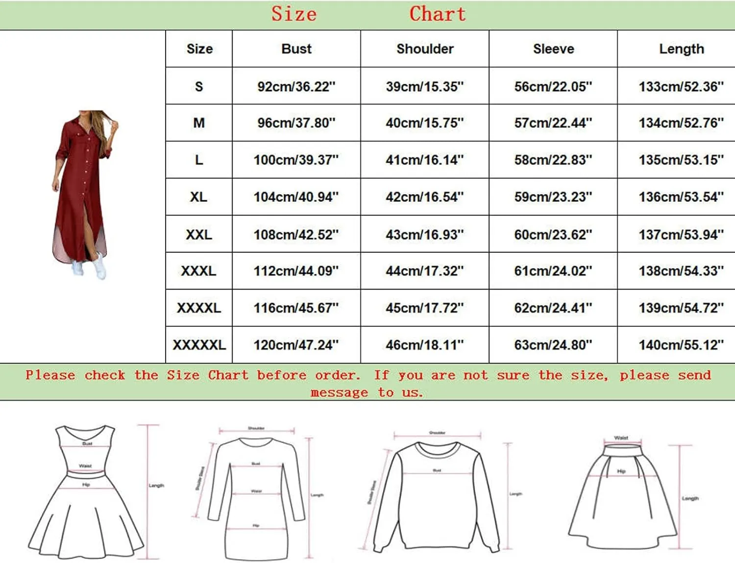 Denim Maxi Dresses Women's Summer Casual Button Down Shirt Dress Roll Up Sleeve Loose Long Shift Jean Dress Plus Size
