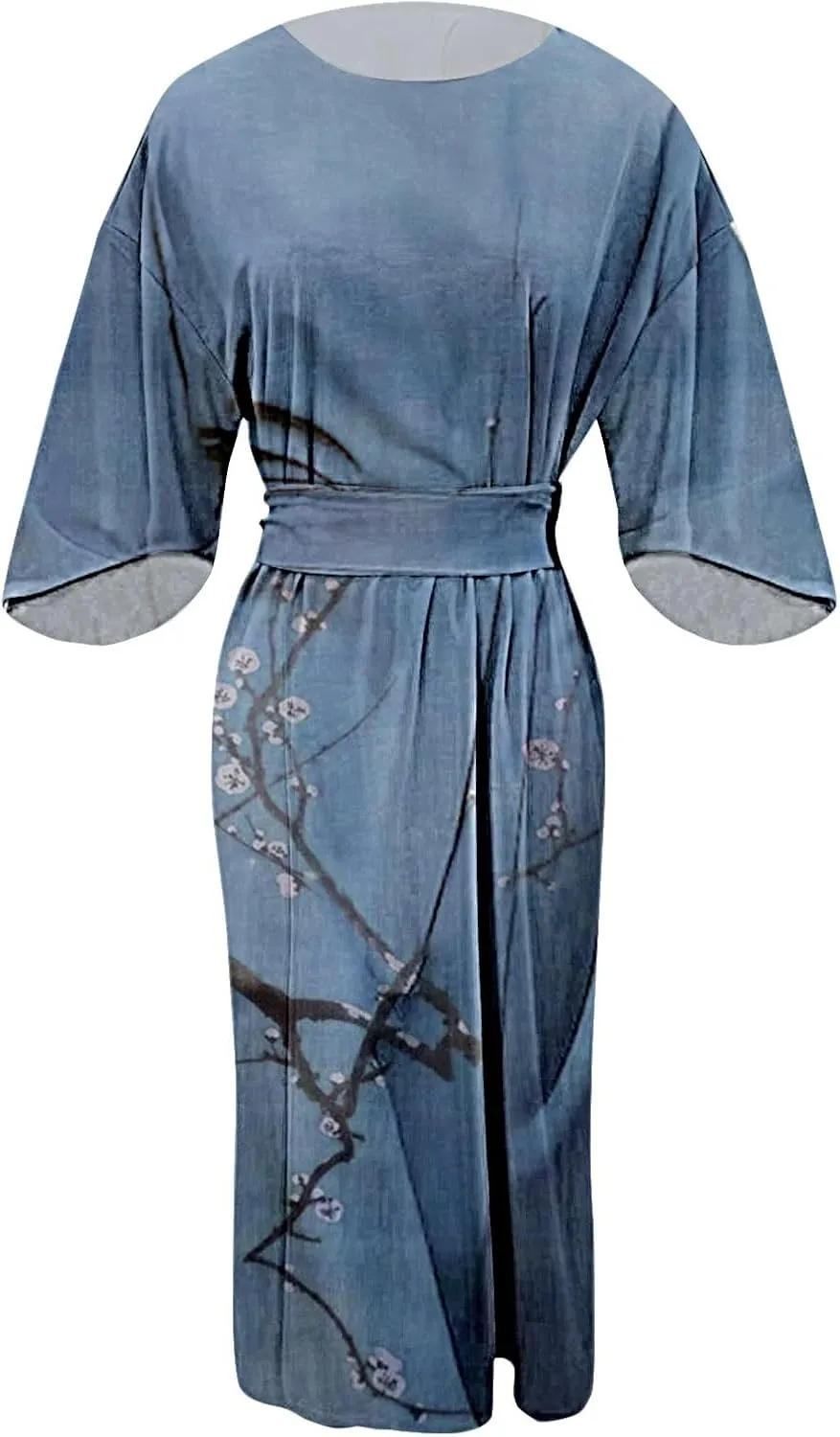Dresses for Women 2025 Elegant Classy,Womens Summer Elegant Floral Printed Empire Waist Cute Crew Neck Loose Fit Dresses