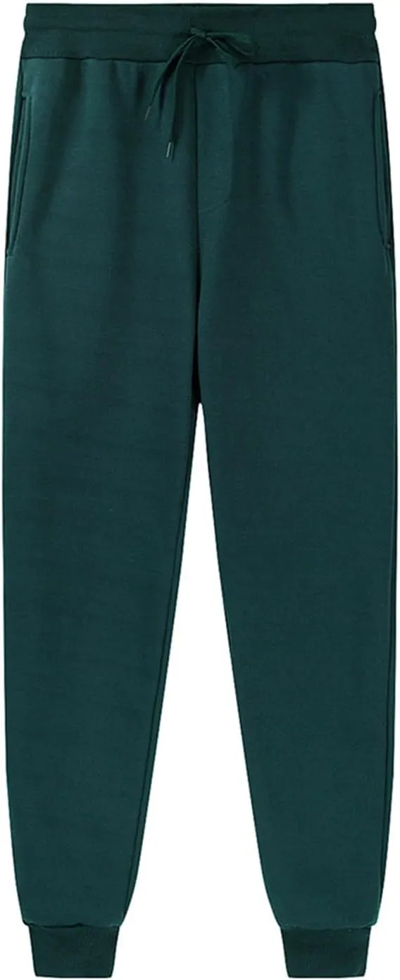 Finelylove Joggers for Men Slim Fit Lightweight Stretch Sweatpants Elastic Waist Tapered Workout Athletic Track Pants