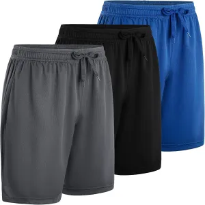 Gary Com Men's Athletic Running Shorts Quick Dry Workout Activewear Shorts with Deep Pockets and Elastic Waistband