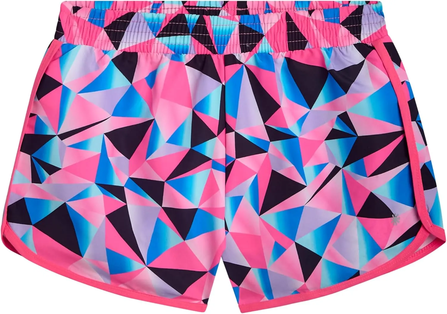 Girls Athletic Shorts - 4 Pack Woven Activewear Dolphin Shorts for Girls with Fanny Pack (Sizes: 4-16)