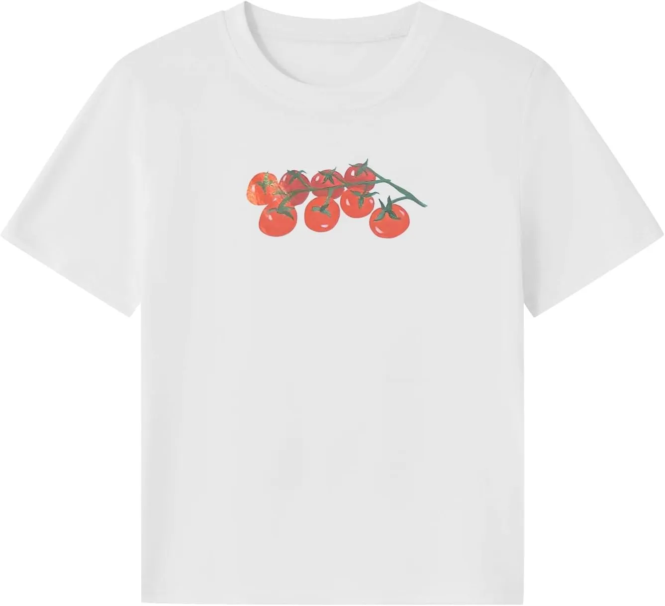GOKKILRW Womens 2024 New Graphic T Shirts Loose Fitting Short Sleeve Basic Tops Crewneck Summer Casual Tee Shirts Solid Color