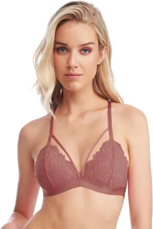 Kylie Lace Bralette for Women, Unpadded and Unlined Wireless Bra, Perfect Everyday Strappy Lingerie