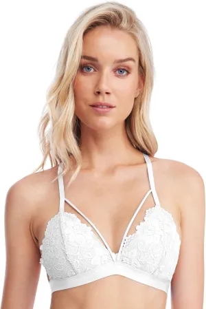 Kylie Lace Bralette for Women, Unpadded and Unlined Wireless Bra, Perfect Everyday Strappy Lingerie