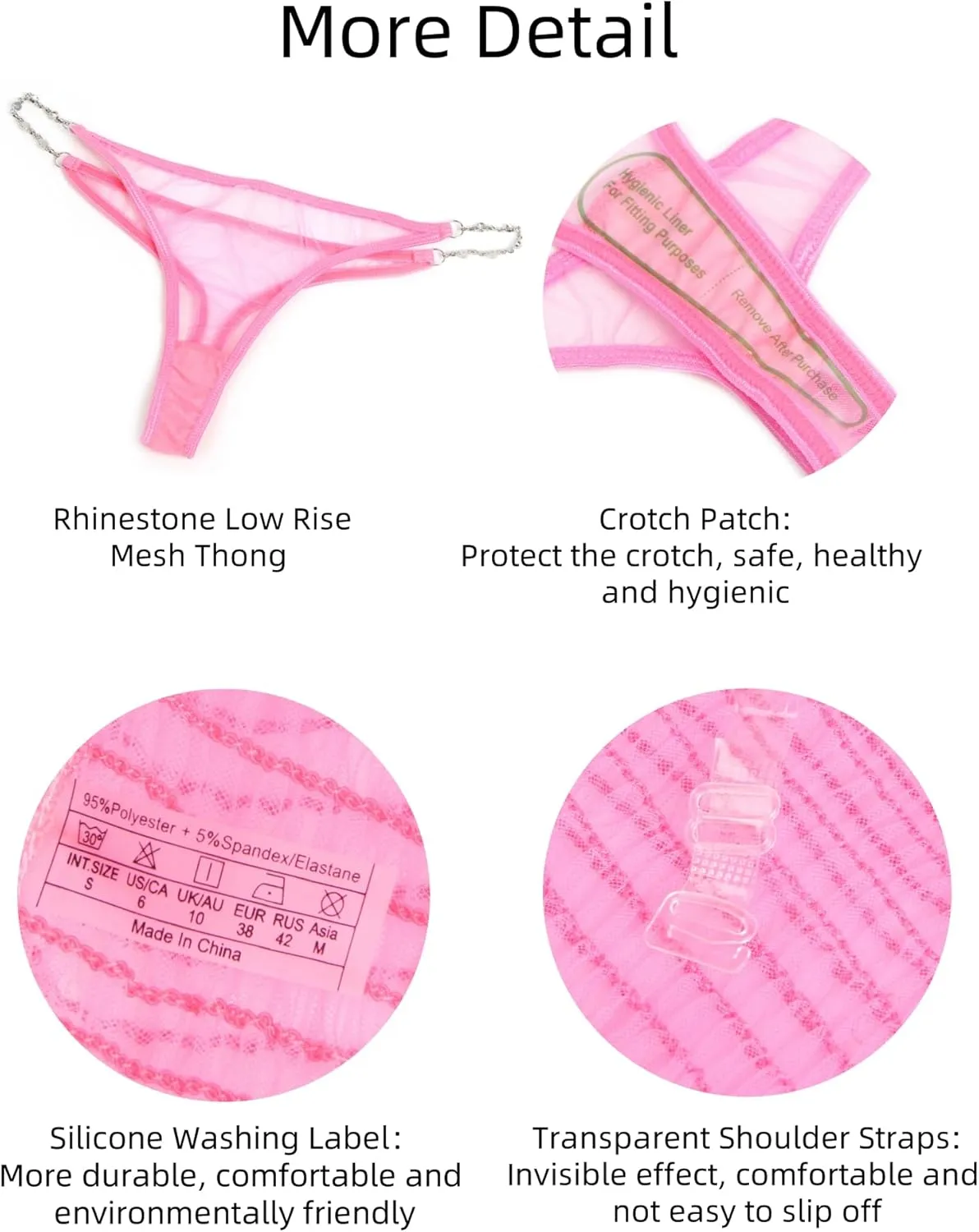 Lingerie Set for Women Off Shoulder See Through Lingerie Mesh Crop Top Sexy Bra and Panty Sets S-2XL