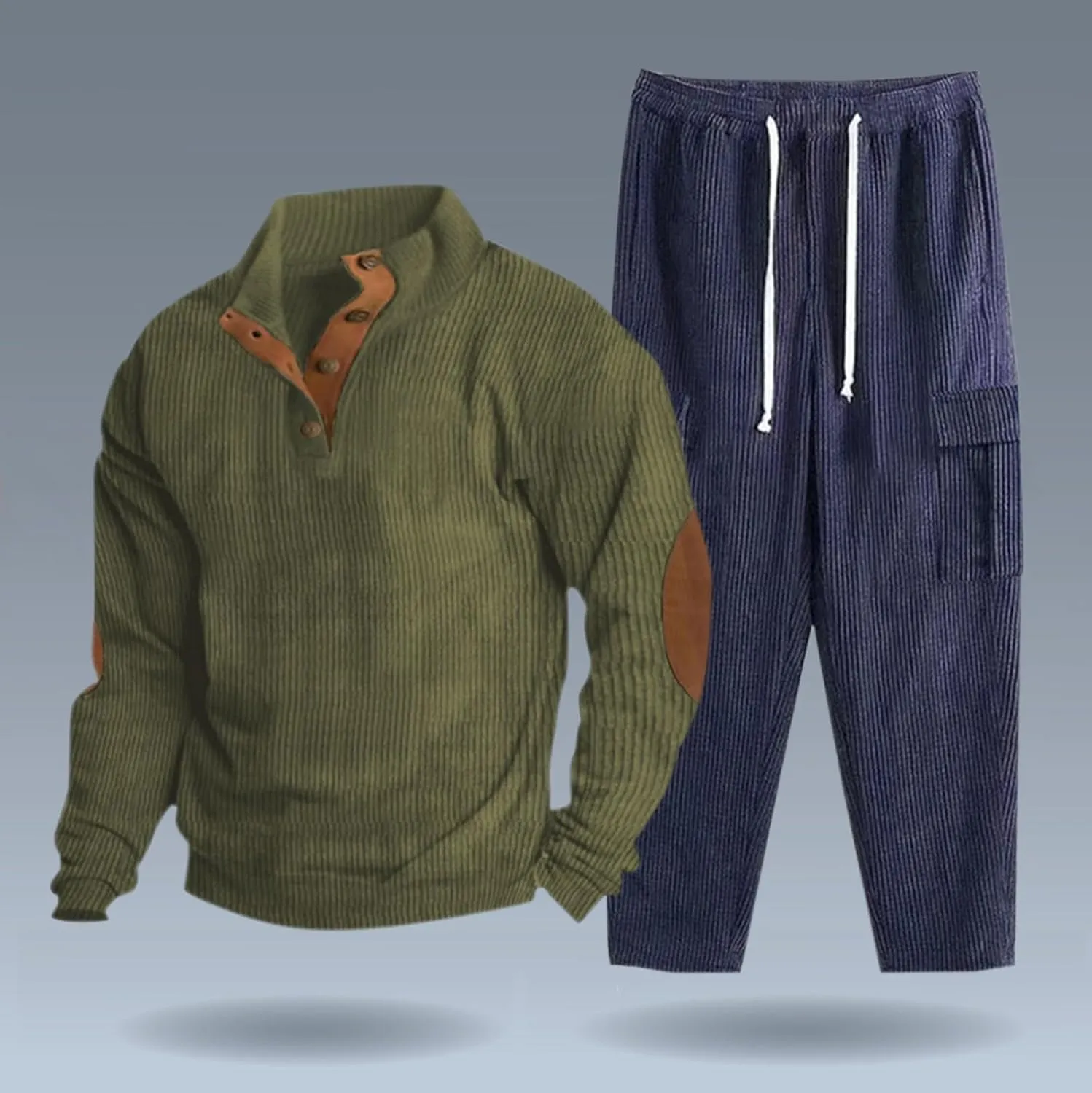 Loose Sweatshirt Pants for Men Sleeve Jacket Name Brand Men Sweatsuits Mens Fuzzy Hoodie Men 2 Piece Sweatsuits Mens