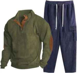 Loose Sweatshirt Pants for Men Sleeve Jacket Name Brand Men Sweatsuits Mens Fuzzy Hoodie Men 2 Piece Sweatsuits Mens