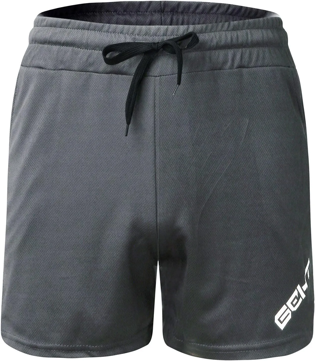 MALAIDOG Men's 3 Inch Sports Running Shorts Bodybuilding Quick Dry Drawstring Elastic Waistband Activewear Shorts with Pocket