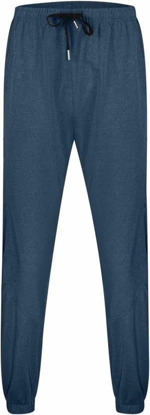 Mens Baggy Cargo Corduroy Pants Wide Leg Loose Fit Drawstring Sweatpants Elastic Waist Open Bottom Casual Pants