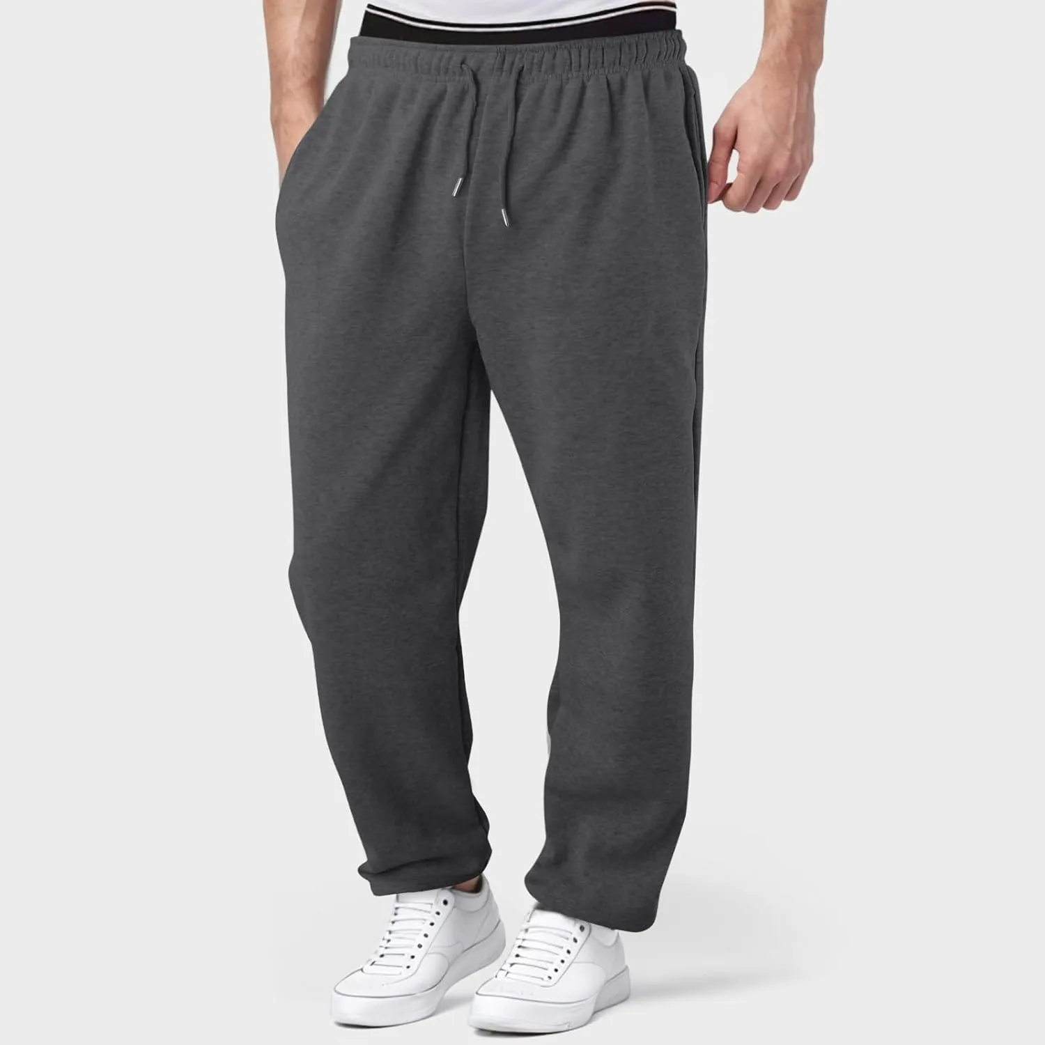 Mens Joggers Pants with Pockets Stretch Sweatpants Athletic Track Pants for Men Workout Running Gym Sweatpants