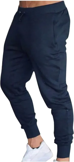 Mens Tall Joggers Mens Jogger Sweatpants Lightweight Workout Gym Running Track Pants with Pockets for Athletic Casual