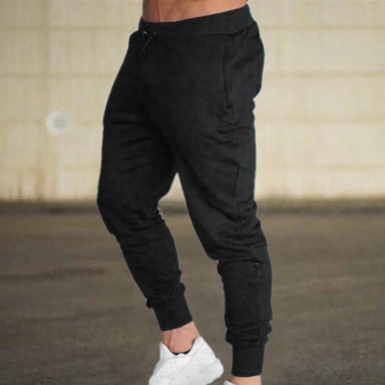 Mens Tall Joggers Mens Jogger Sweatpants Lightweight Workout Gym Running Track Pants with Pockets for Athletic Casual