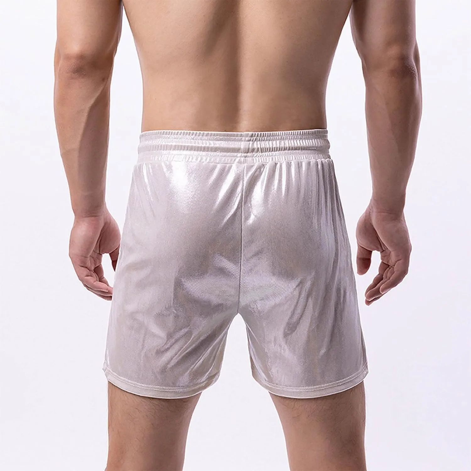 Men's Workout Shorts with Pockets Quick Dry Athletic Elastic Gym Hiking Running Lightweight Activewear Trunks