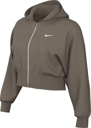 Nike Women's Sportswear Phoenix Fleece Loose Cropped Full-Zip Hoodie
