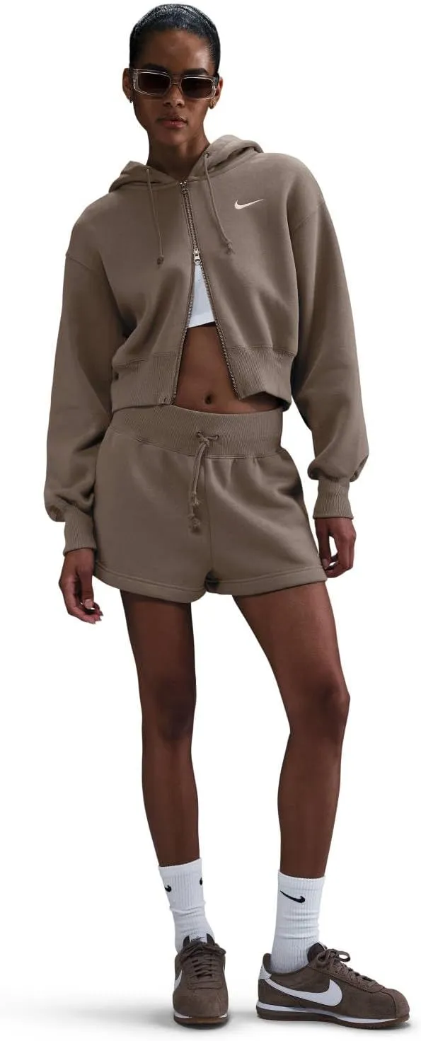 Nike Women's Sportswear Phoenix Fleece Loose Cropped Full-Zip Hoodie