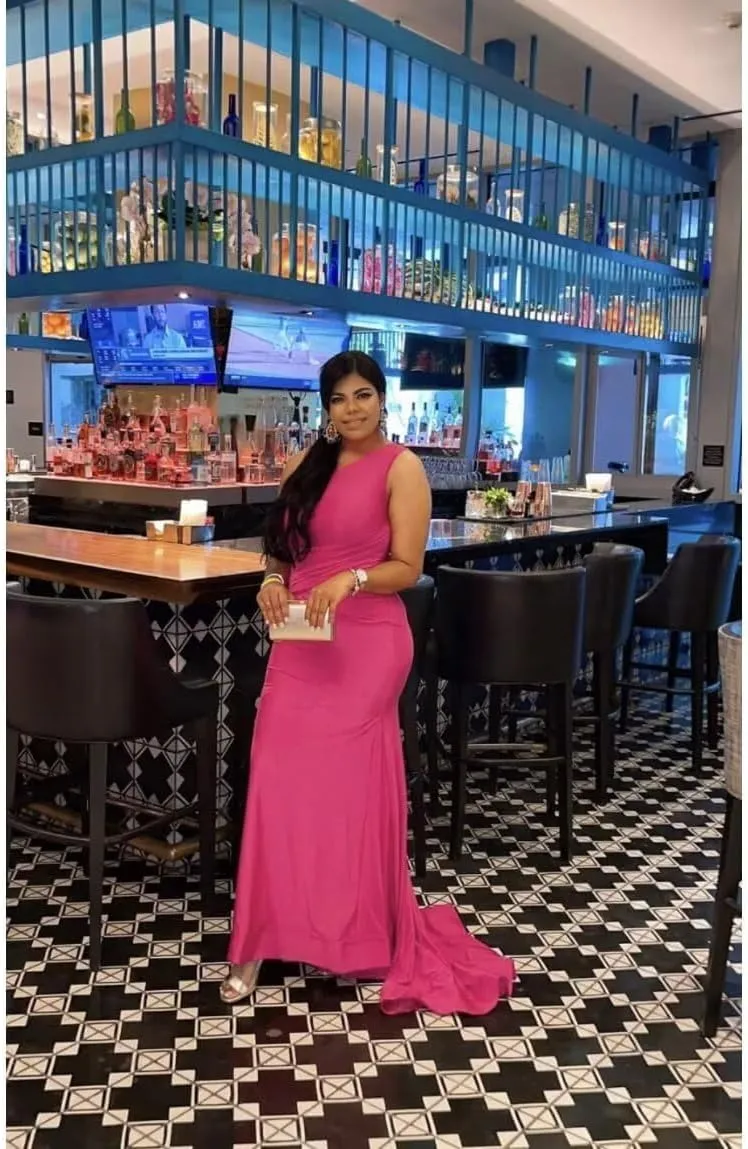 One Shoulder Mermaid Bridesmaid Dresses for Women Long Satin Prom Dresses Ruched Bodycon Formal Party Dresses