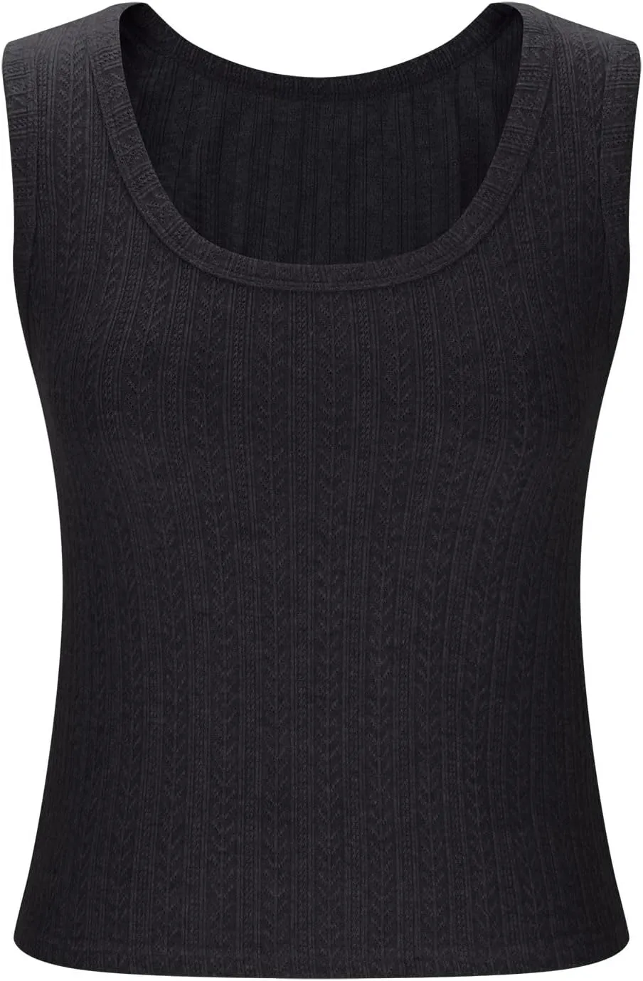 Plus Size Vests for Womens Summer Dressy Sleeveless Round Neck Solid Color Tunic Tops Casual Slim Comfy Tank Top