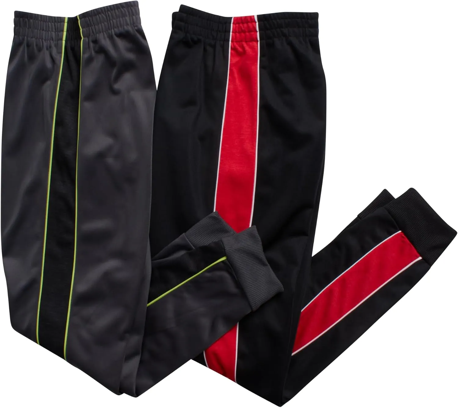Pro Athlete Boys Tracksuit Set - 4 Piece Athletic Graphic Tee and Tricot Joggers Sweatpants, Boys' Activewear Set (Size 8-16)