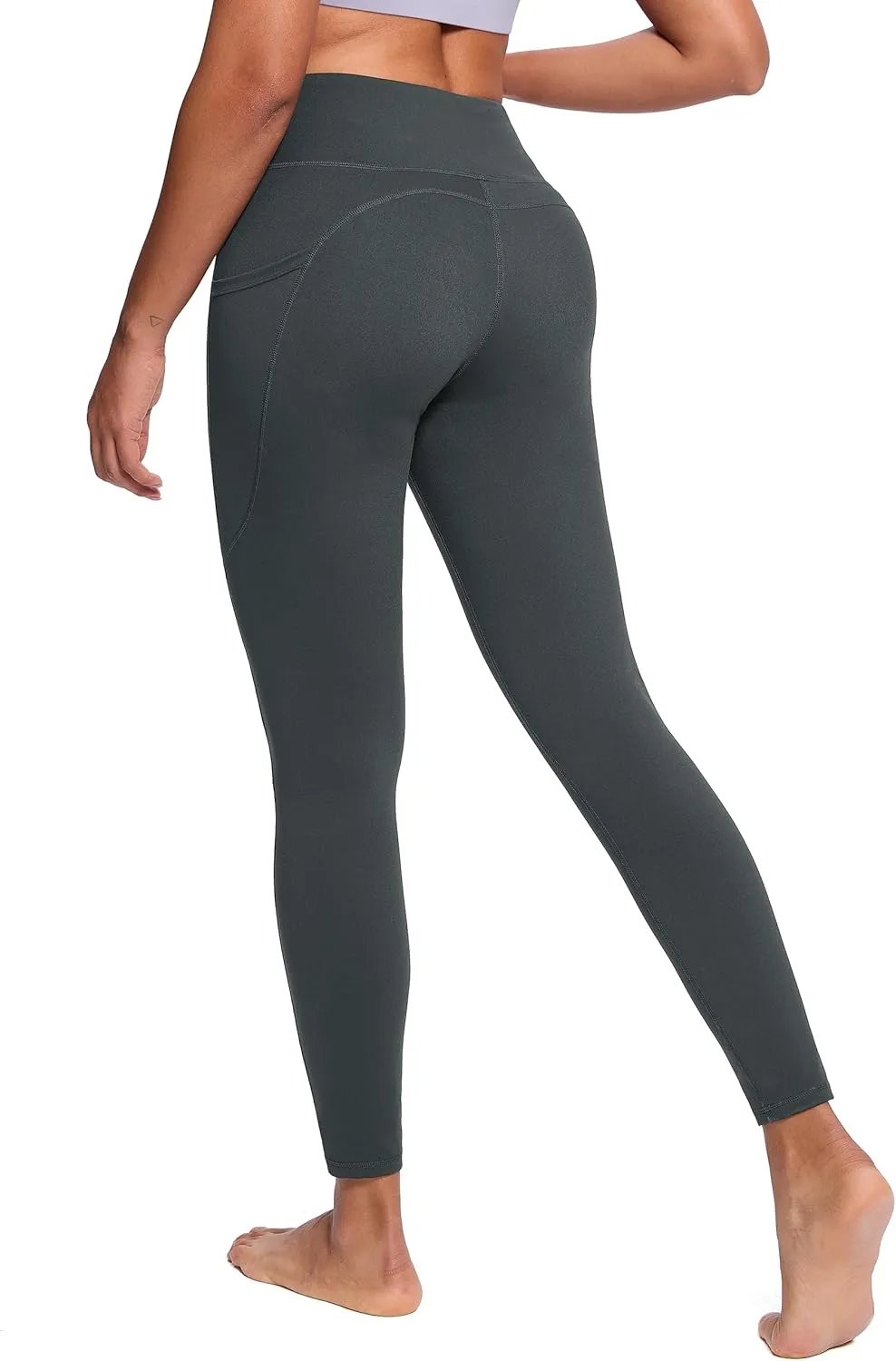 SEVEGO Tall Women's 30"/32"/34"/36" Yoga Leggings High Waist Workout Activewear Pants with Pockets