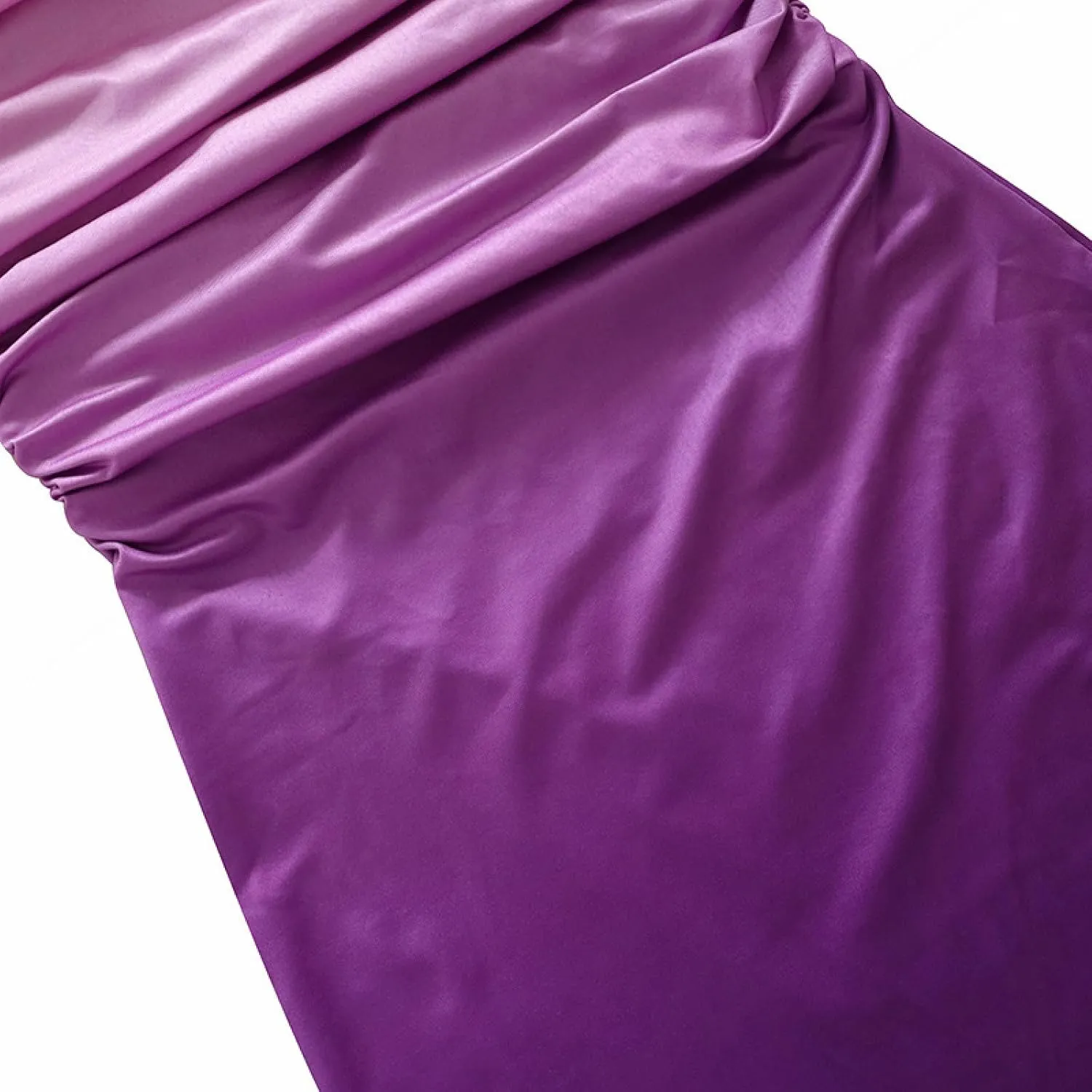 Sinzelimin Cocktail Dresses for Womens Trendy Gradient Bodycon Bandeau Midi Dress Sexy Sleeveless Curvy Women Pleated Dress