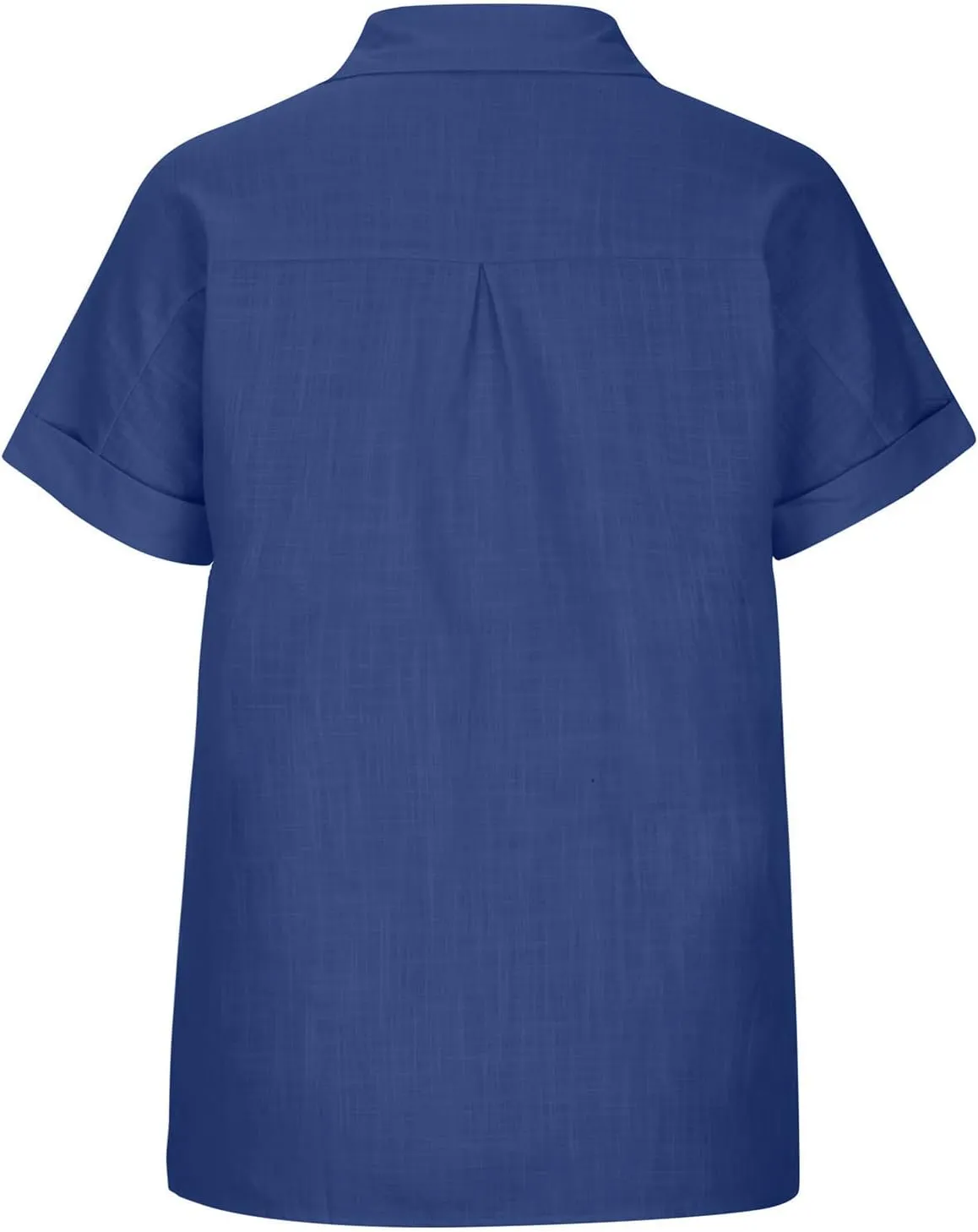 SMIDOW Womens Cotton Linen Shirts Plus Size Button Down t-Shirt Casual Loose Comfy Summer Spring Tops Blouse 2023