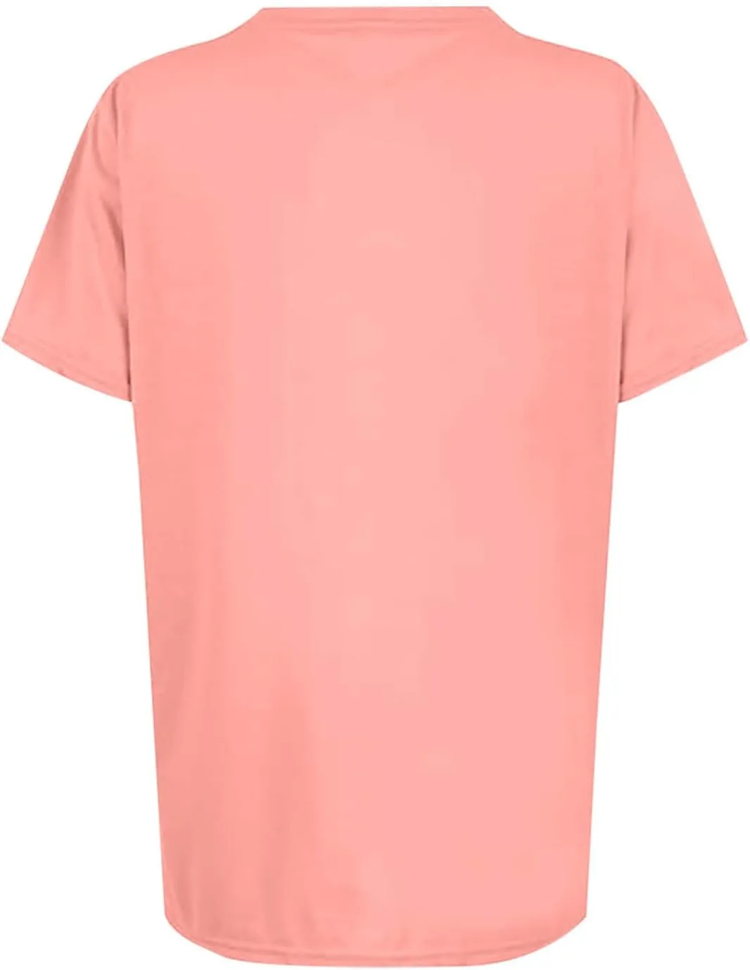 Summer Women's Solid Color Crewneck Short Sleeve T Shirts Top Casual Fashion Loose Tops Comfy Outting Daily Tops