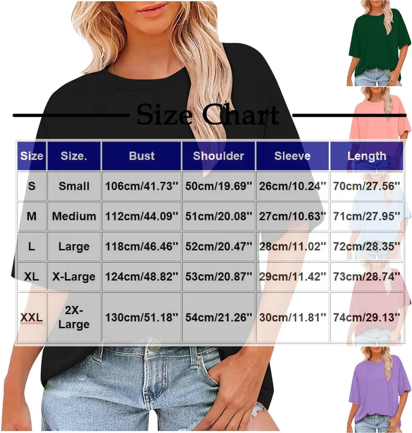 Summer Women's Solid Color Crewneck Short Sleeve T Shirts Top Casual Fashion Loose Tops Comfy Outting Daily Tops