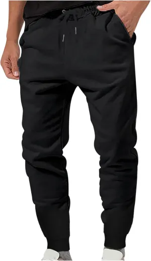 Sweatpants for Men with Pockets Athletic Workout Joggers Pant Casual Lightweight Outdoor Golf Hiking Train Track Pant