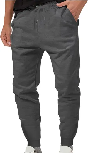 Sweatpants for Men with Pockets Athletic Workout Joggers Pant Casual Lightweight Outdoor Golf Hiking Train Track Pant