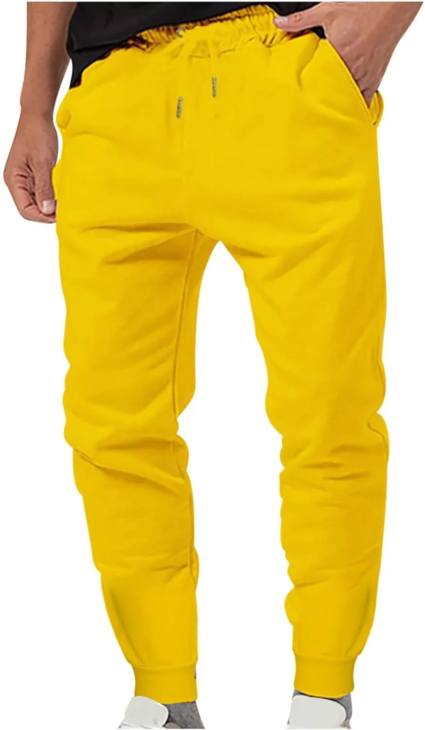 Sweatpants for Men with Pockets Athletic Workout Joggers Pant Casual Lightweight Outdoor Golf Hiking Train Track Pant