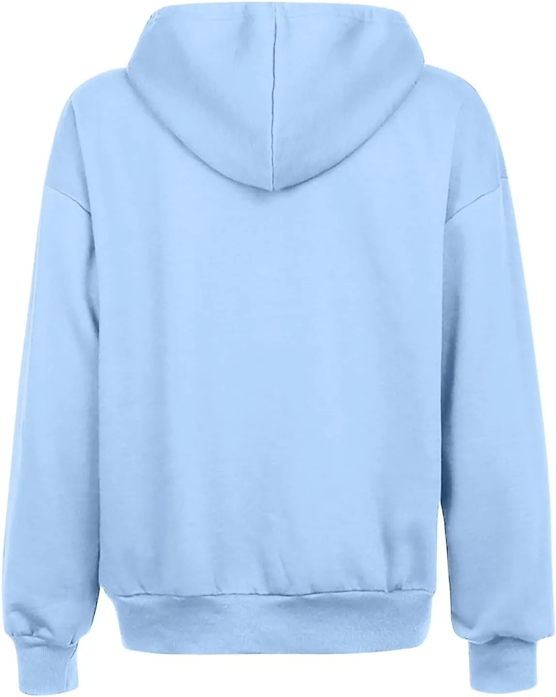 Sweatshirt for Women Cropped Zip Up Hoodie Long Sleeve Shirts Cute Plain Sweatshirt Baggy Hoodie Trendy Tops