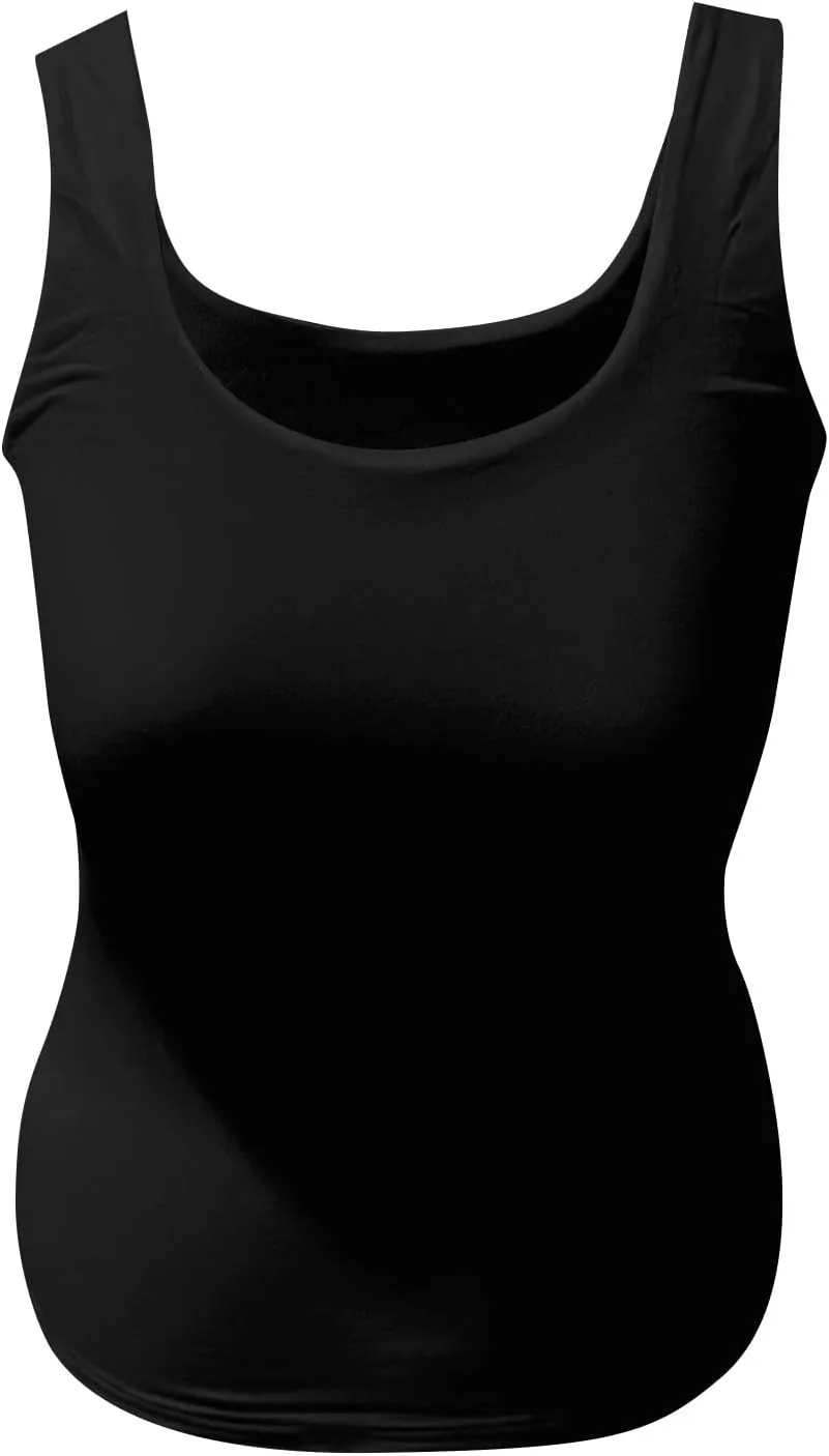 Tank Tops for Women 2025 Square Neck Camisole Workout Tops Cute Slim Seamless Layering Summer Sleeveless Shirts
