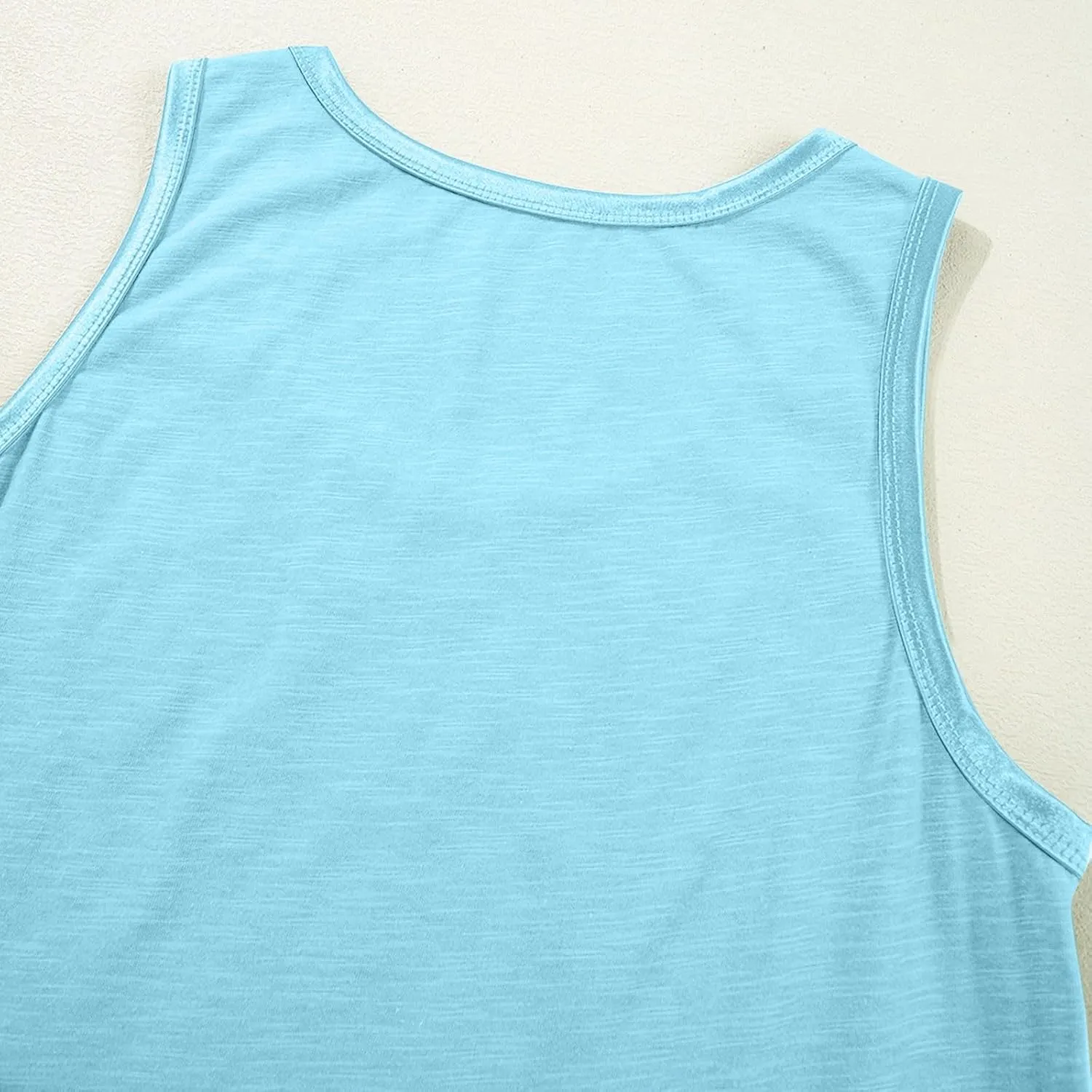 TARIENDY Summer Tank Top for Women Loose Fit Dressy Casual V Neck Shirts Trendy 2025 Flowy Sleeveless Basic Blouse Tops