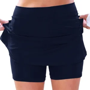 Tennis Skorts for Women Golf Athletic Activewear Skorts Mini Summer Workout Running Shirts with Pockets