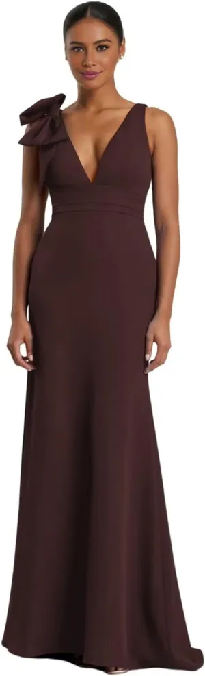 V Neck Maxi Fall Wedding Guest Dresses Elegant Elegant Formal Dresses Mermaid Backless Cocktail Dresses