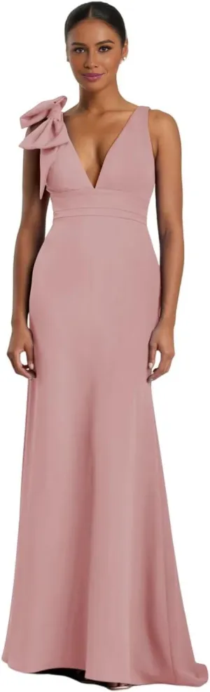 V Neck Maxi Fall Wedding Guest Dresses Elegant Elegant Formal Dresses Mermaid Backless Cocktail Dresses