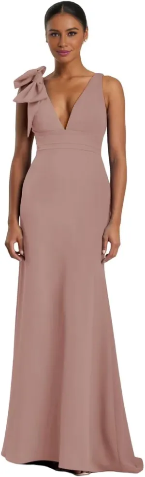 V Neck Maxi Fall Wedding Guest Dresses Elegant Elegant Formal Dresses Mermaid Backless Cocktail Dresses