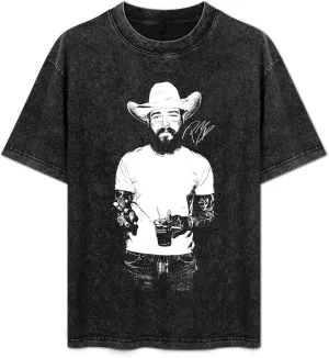 Vintage Washed T-Shirt Graphic Short Sleeve Cotton Tops for Men Women