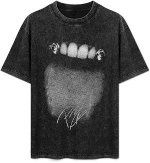 Vintage Washed T-Shirt Graphic Short Sleeve Cotton Tops for Men Women