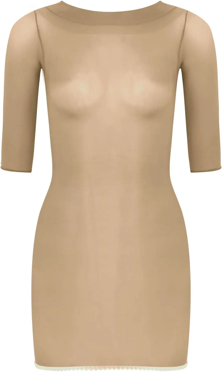 Vxuxlje Women's Mesh Transparent Mini Dress Evening Night Club Party Bodycon Pencil Dresses