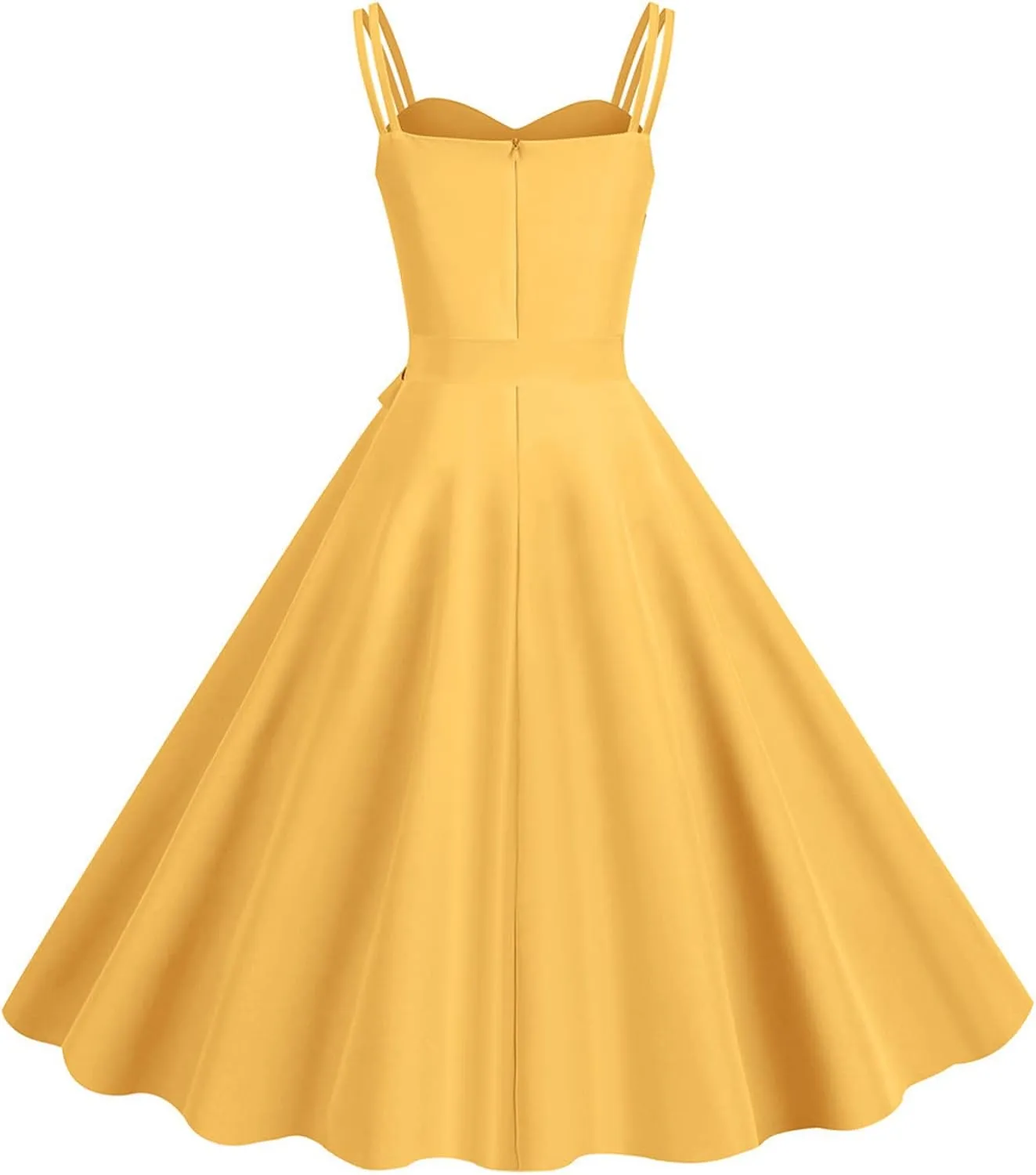 Women 1950s Polka Dot Vintage Dress Double Breasted Notch Lapel Short Sleeve Cocktail Swing Prom Midi Dresses