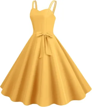Women 1950s Polka Dot Vintage Dress Double Breasted Notch Lapel Short Sleeve Cocktail Swing Prom Midi Dresses