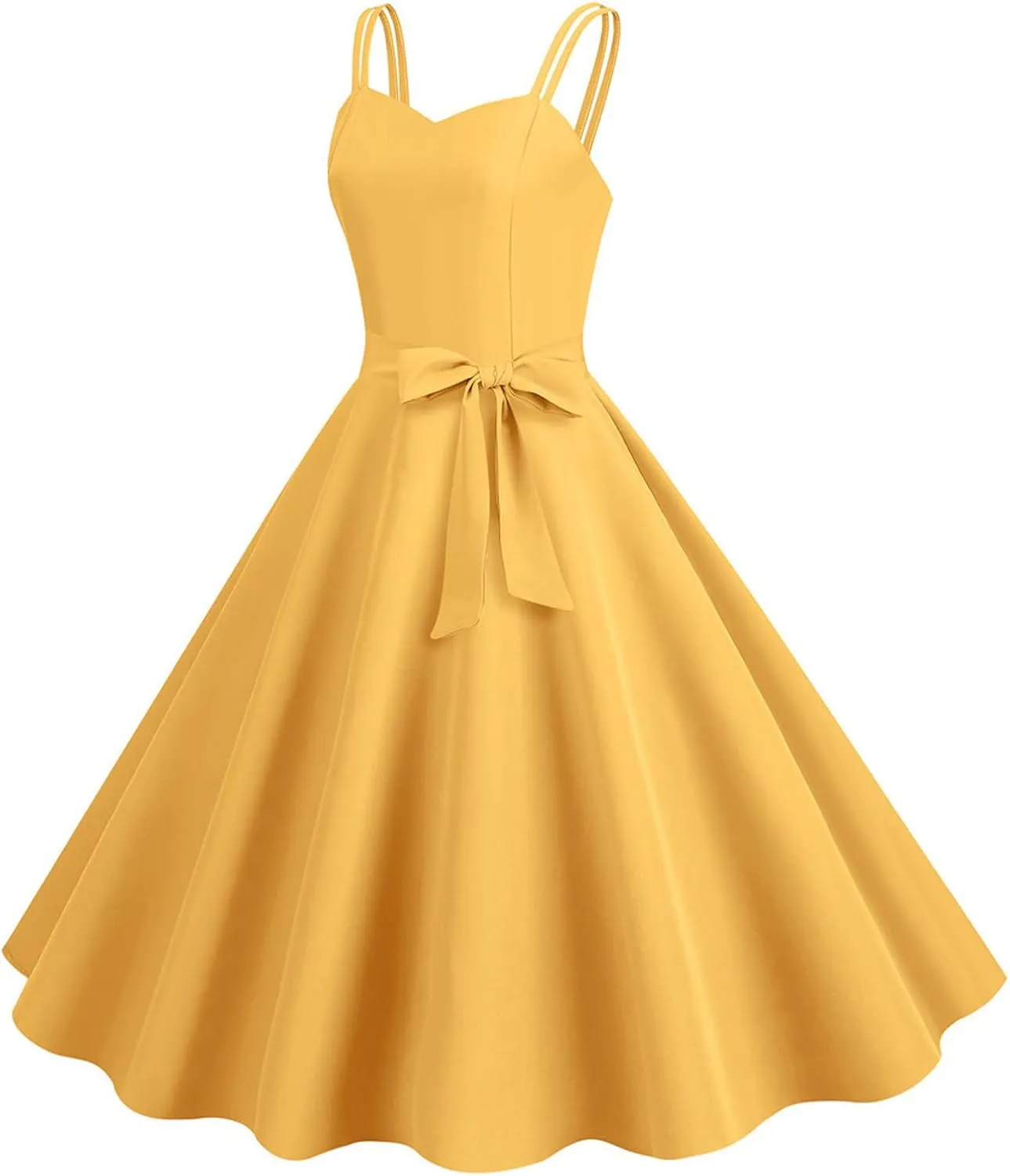 Women 1950s Polka Dot Vintage Dress Double Breasted Notch Lapel Short Sleeve Cocktail Swing Prom Midi Dresses