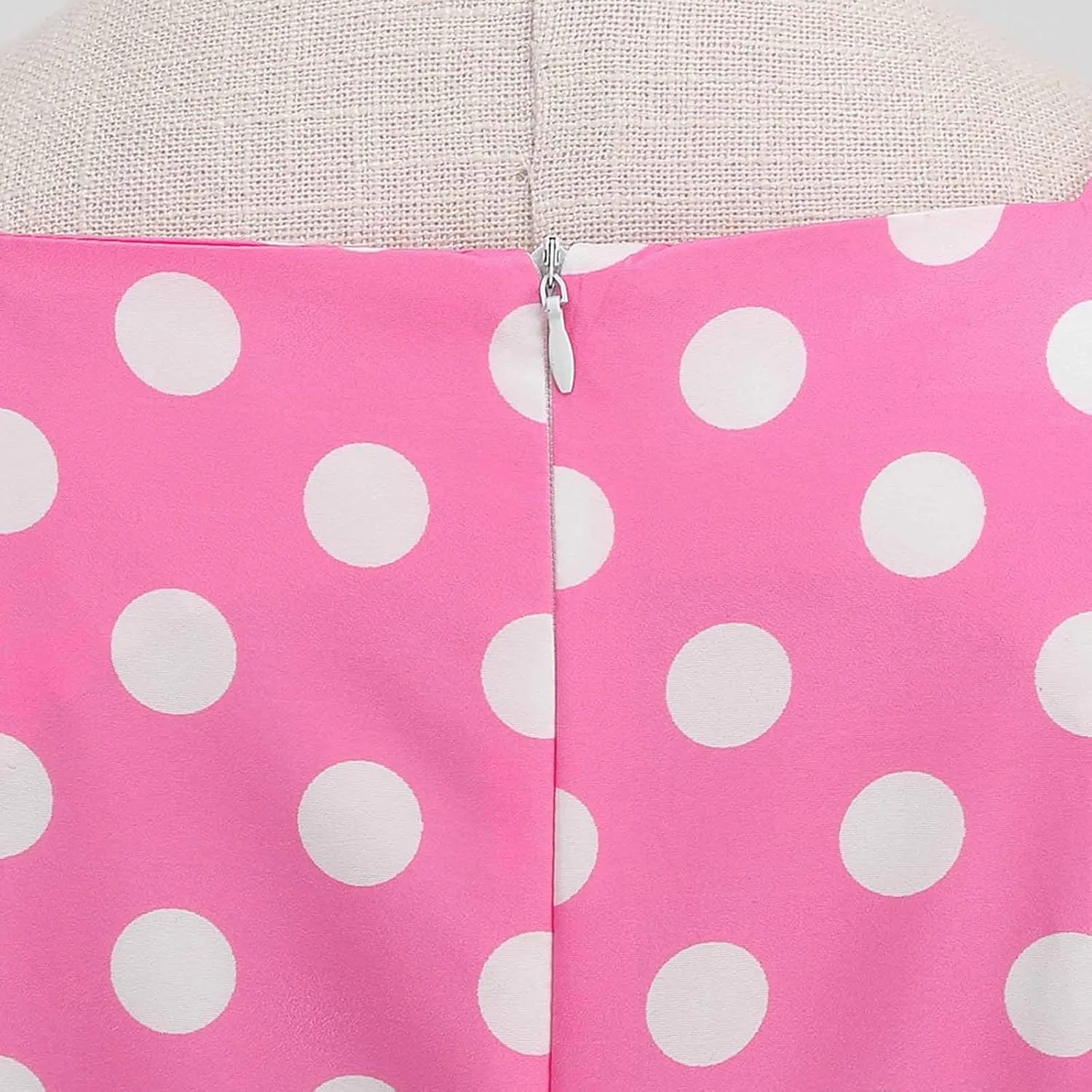 Women's 1950s Retro Polka Dot Audrey Hepburn Style Halter Dresses Cocktail Party A-Line Swing Dress Summer Sundress