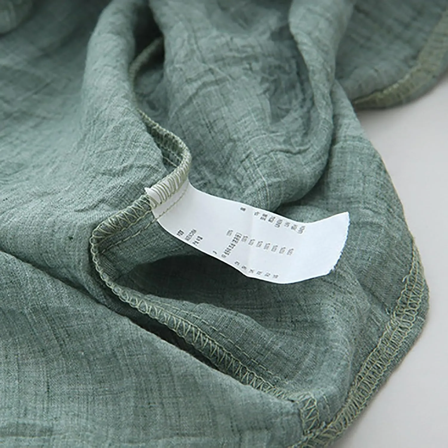 Womens 3/4 Sleeve Tops Cotton Linen Shirts V Neck Button Down Blouse Summer Casual Solid Tops