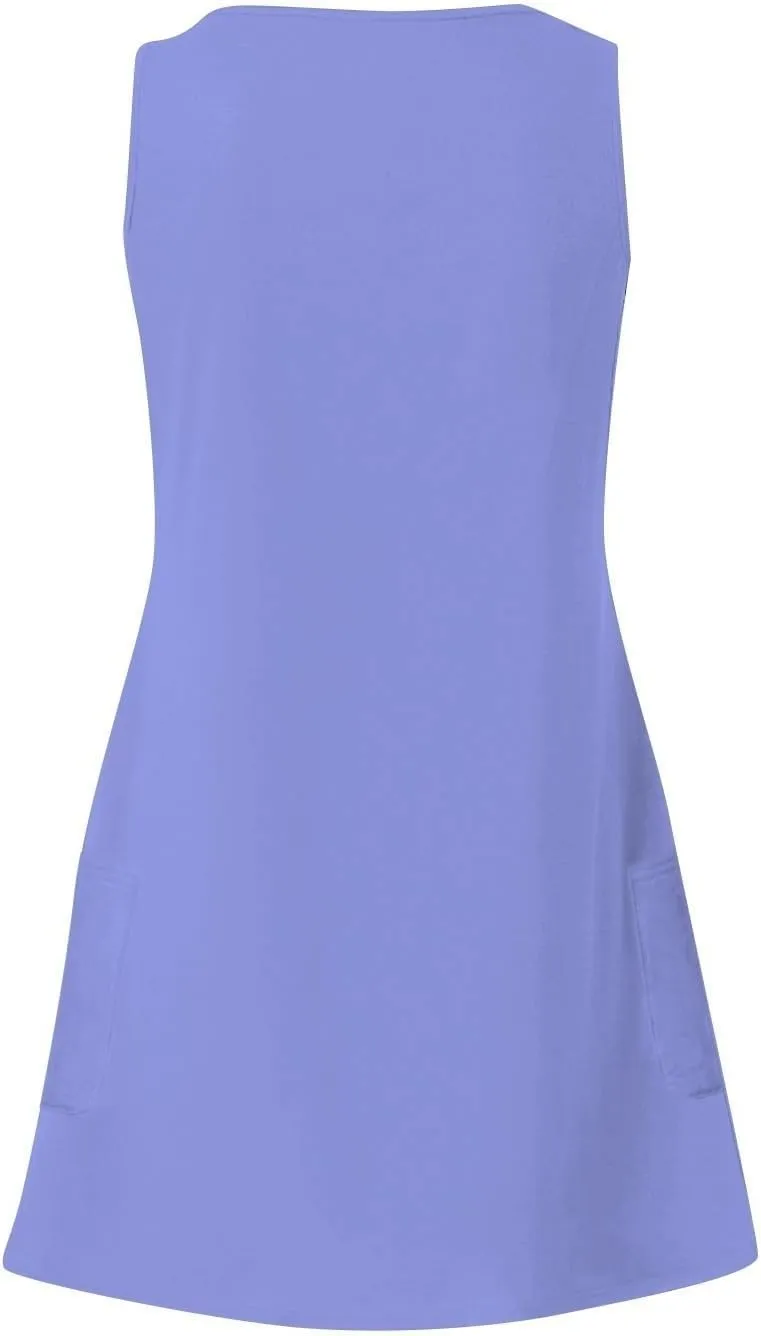 Women's Beach Dresses Loose Swimsuit Cover Ups Sleeveless Vacation Dresses Swing Mini Dress Casual Dresses