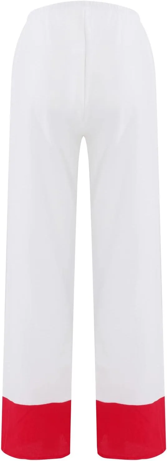 Womens Capri Pants for Summer Petite Length Linen Capris Cropped Pants Plus Size Drawstring Elastic High Waist Joggers